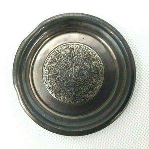 Vintage 925 Sterling Silver Mexican Mayan Calendar Design by Plat-Mex-S.A 33. 3"